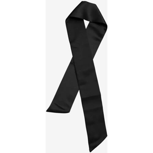 Pure Mulberry Silk Ribbons Solid Color Silk Neckerchief Handbag Handle Wrap Scarf Headband Tied Bag Handle Scarf