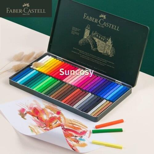 FABER CASTELL Color Chalk 12 24 36 60 Color Grade Artist Professional Pastels, for Fine Color Mixing Techniques