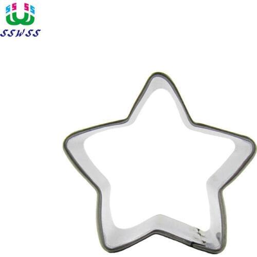 Mini Lucky Star Shape Cake Decorating Fondant Tools,Stainless Steel Cake Cookie Biscuit Baking Molds,Direct Selling