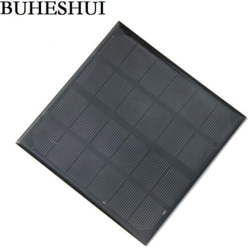 BUHESHUI 3W 6V 0.52A Monocrystalline Mini Solar Panels Solar Power 3.6V Battery Charge Solar Cell Diy Soar Charger Free Shipping