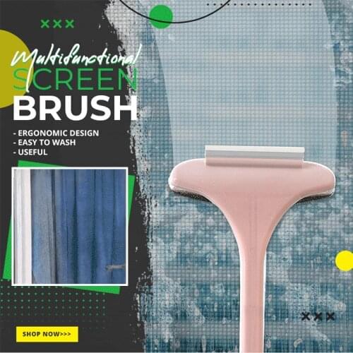 Mosquito Window Screen Net Window Dust Special Cleaner Detachable Length AdjustableMultifunctional Screen Brush