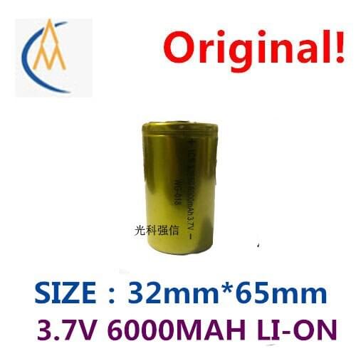 New 32650 lithium battery light flashlight charging treasure power battery 3.7 V 6000 mah electric durable enough capacity