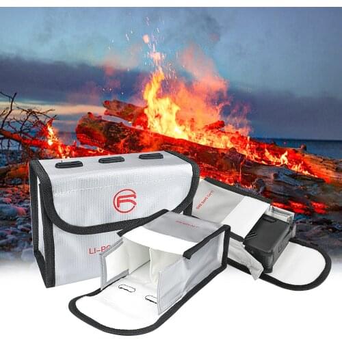 Battery Explosion-Proof Bag For DJI FPV Combo Safety Storage Case Protector For FPV Battery Fireproof Protective Box Accessory