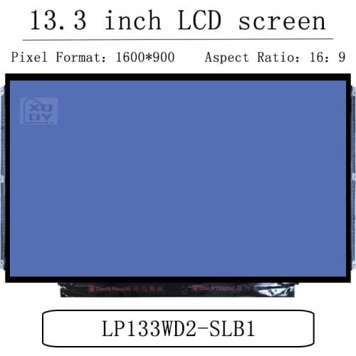 13.3" IPS Laptop Matrix LCD Screen LP133WD2 (SL)(B1) LP133WD2-SLB1 40 pins LVDS 1600*900 Non-touch matri