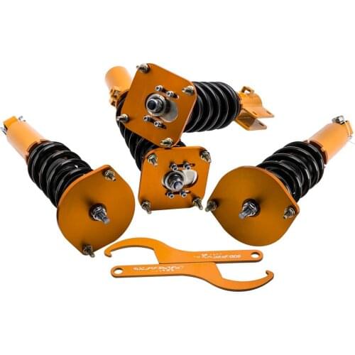 4PCS Coilovers Suspension Struts for Mazda Savanna RX-7 RX7 MK2 1.3L R2 GAS FC3S 1986-1991 Shock Spring Coiover