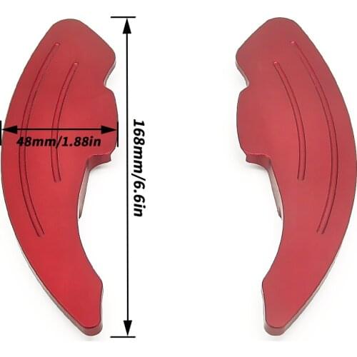 Auto Wayfeng WF for Ford Focus 4 MK4 2019 2020 2Pcs/Set ABS Chrome Car Steering Wheel Paddle Extension Shifters Shift Sticker