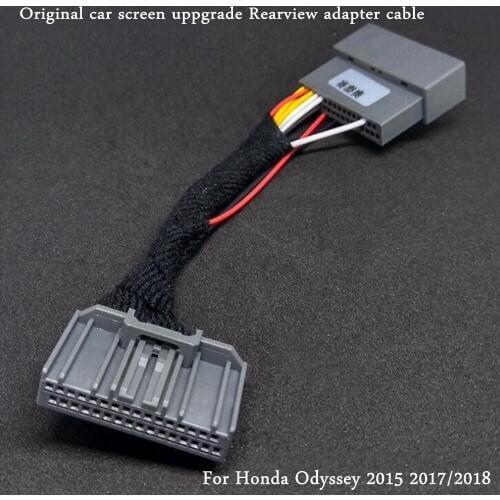 Car Rear View Camera RCA Connector Convertor Adapter Original Video Input Switch RCA Adapter For Honda Odyssey 2015/2017/2018