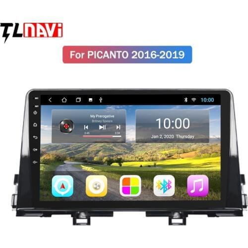 Car Stereo Multimedia Player Navigation GPS Radio For KIA PICANTO Morning 2016 2017 2018 2019 9Inch Screen