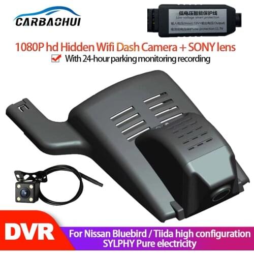 Car DVR Wifi Dash Cam Camera Video Recorder For Nissan Bluebird / Sylphy / Tiida high configuration 2019 2020 high quality hd
