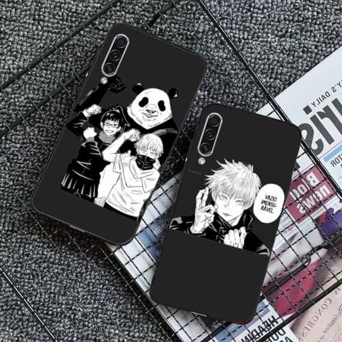 Jujutsu kaisen Phone Case For Samsung galaxy S 7 8 9 10 20 edge A 6 10 20 30 50 51 52 70 note plus mobile bags Anime Fashion