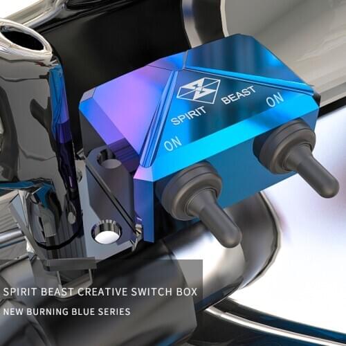 SPIRIT BEAST Motorcycle Switch Accessories Dangerous Lights Switch Suitable Motocross vehicle Double Flash Switch