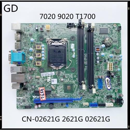 GD Original For DELL Optiplex 7020 9020 T1700 SFF Desktop Motherboard CN-02621G 2621G 02621G Full Tested Fast Shipping
