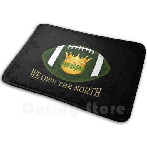 Green Bay Football We Own The North Soft Non-Slip Mat Rug Carpet Cushion Cheesehead Green Bay Carpet Gb Go Pack Go Pack