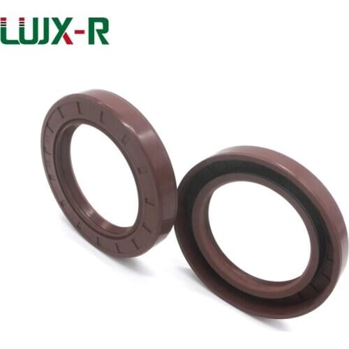 LUJX-R 1pc Skeleton Oil Seal Brown Fluorine Gasket Radial Shaft Seals 20x37x7/20x38x8/20x38x10-20x52x10mm Simmer Ring Rotary