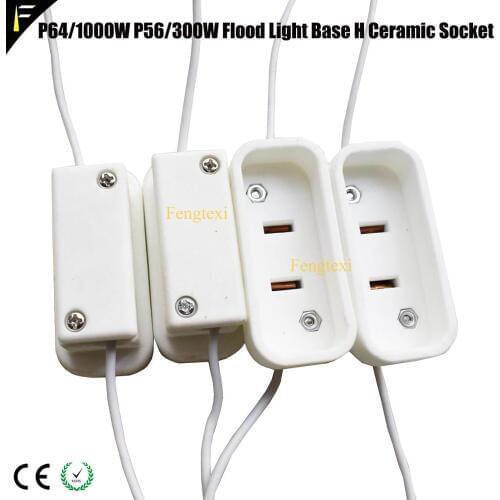 4pcs/lot PAR64 1000W500W PAR56 300W500W GX16D H Ceramic Socket Holder for Stage Flood Par Can Light Parts
