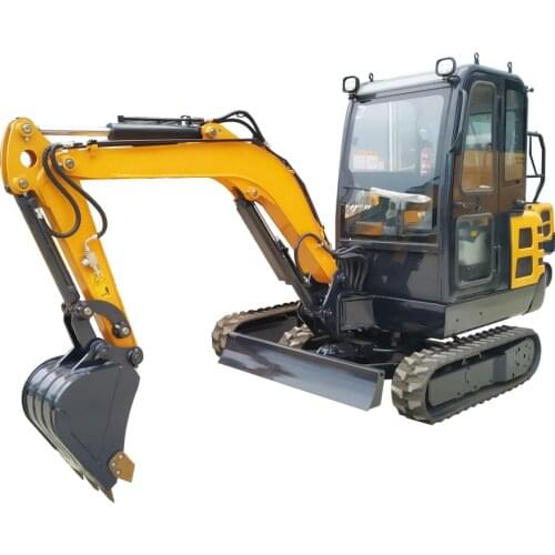China Super Mini Crawler Excavator 2.5tons With Closed Cabin For Sale