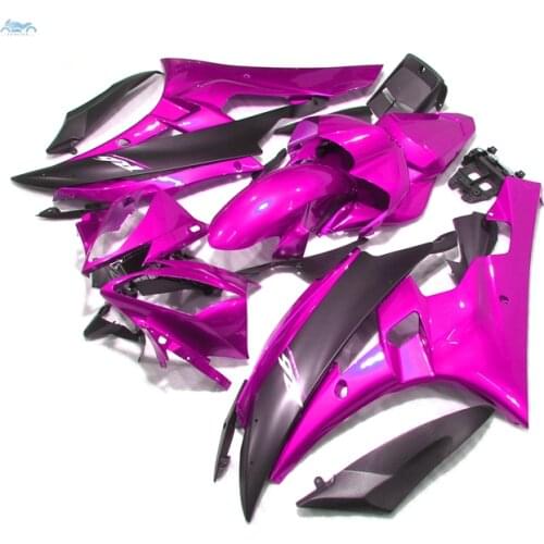 Customized Injection fairing kit fit for YAMAHA R6 YZFR6 2006-2007 YZF R6 06-07 ABS sports fairing kits purple black parts FY30
