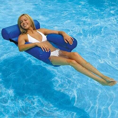Swimming pool Framed pool PVC Summer Inflatable Folding Floating Row Beach Water Sports Lounger Pool Water Hammock Mattress Air