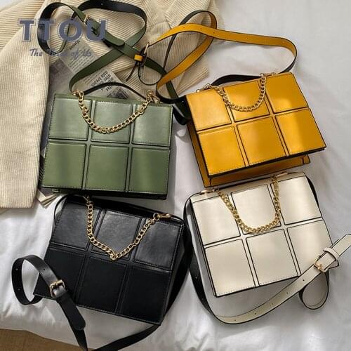 Summer New Design Women Shoulder Bag Fashion Luxury Designer Chain Messenger Bag Mini Square Female Handbags and Purse