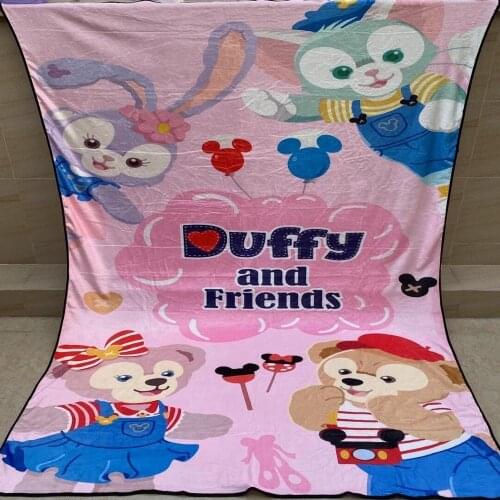 Disney Duffy Friend Fashion Anime Figures Cartoon Product Cosplay Accessories Blanket Warm Winter Household Gift New