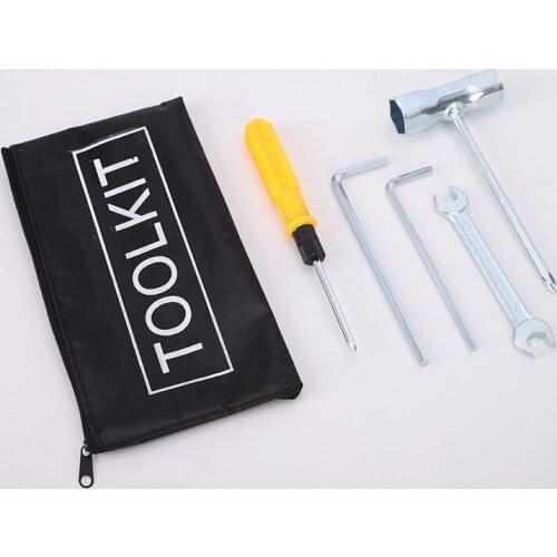 6PCS Hand Tools Kit Repair Canvas Bag Multi-function Finishing Waterproof Clutch Hardware Small Parts Lawn Mower Climbing