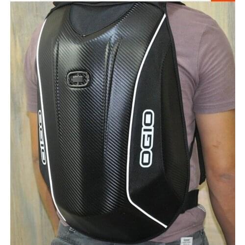 2020New Arrivals OGIO Mach Knight Backpack Waterproof Motocross backpack computer bag carbon fiber Hard shell backpack