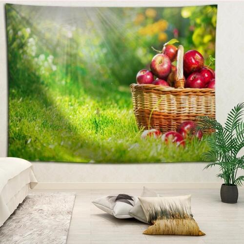 New Arrival fruit Tapestry Hanging Blanket background wall bedroom Home Art Tapestries Decor Customize your image