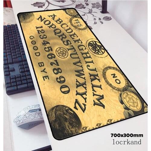 Ouija board padmouse 700x300x2mm pad mouse notbook computer mouse pad best sell gaming mousepad gamer keyboard laptop mouse mats