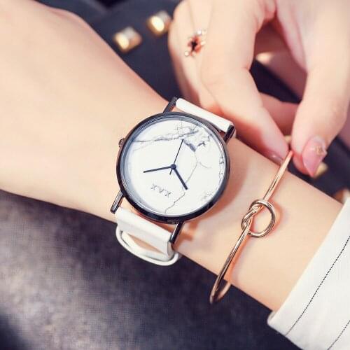 Pink Cohome Ladies Watch With Leather Strap