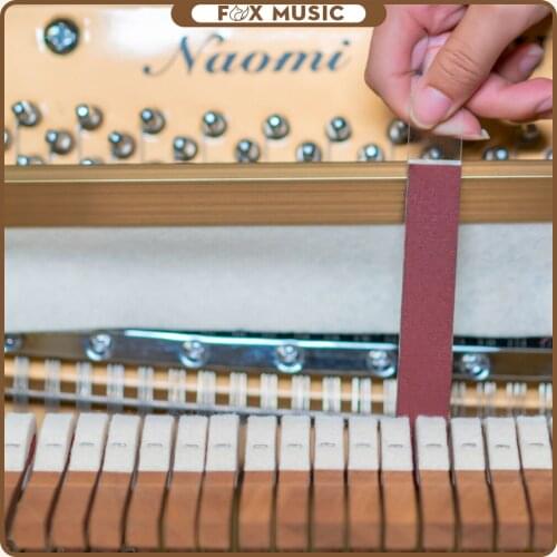 1Pc Professional Piano Sand Paper File Acrylic +Sandpaper Material Piano Voicing Tool Tuning & Maintenance Tools