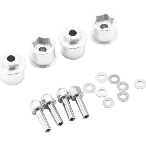 4pcs 1/10 Remote Control Car Wheels Hex Adapters For AXIAL SCX10 RC4WD Motor Modification Upgrade Parts