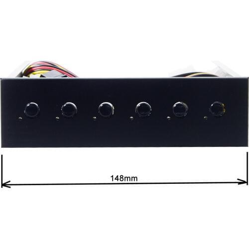 Chenyang Intelligent Control Management System 6 Hard Disk Control System HDD SSD Power Switch with 5.25 CD-ROM Bay