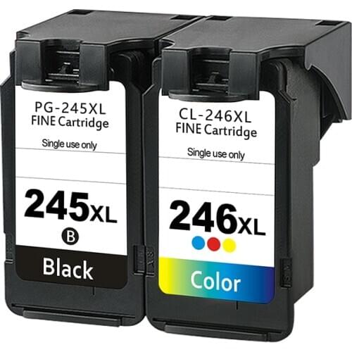 Ink Cartridge Replacement for Canon PG-245XL CL-246XL PG-243XL CL-244XL for Pixma iP2820 MX492 MG2924 MX492 MG2520 printer