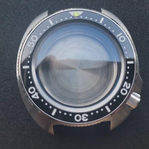 Heimdallr Watch Parts Turtle 6105 Stainless Watch Case Ceramic Bezel Sapphire Fit NH35/36 Automatic Movement