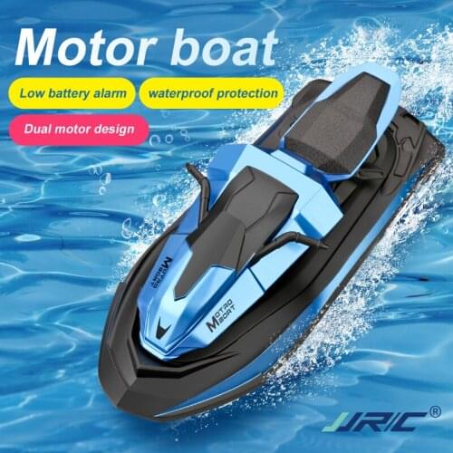 1/14 2.4G Remote Control Boat 20Mins 40M Motorboat Motorcycle Double Motor Two Speed Outdoor Toys for Boys RC Boat