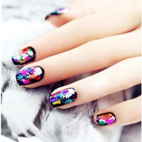 10 Colors/1lot Nail Art Care Decals Nail Transfer Foils Polish Beauty Makeup Stickers Gold Silver Styling Design Tools