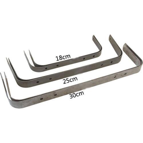 18/25/30cm Doctor Purse Frame Handmade Bag Parts Screw In Purse Frames Metal Manual Diy Purse Handles