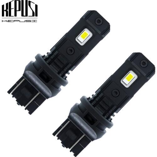 2PCS T20 LED 7443 7440 W21W W21/5W CSP Chip Auto LED Reverse Backup DRL Lamp Car Turn Signal Light Bulb 6000K White