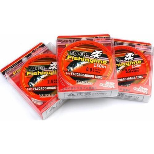 200M 150M Fishing Line Super Strong Japanese 100% transparent Nylon Not Fluorocarbon Fishing Tackle Not linha multifilamento