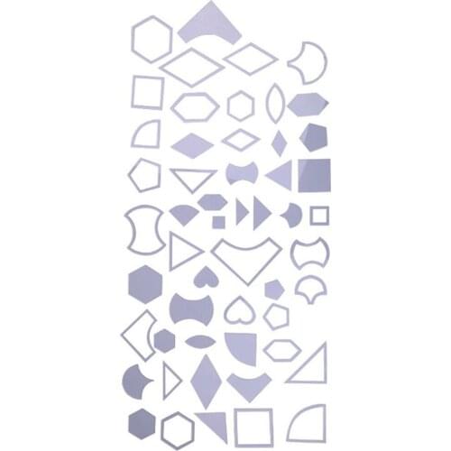 27pcs Transparent Quilting Templates Sewing Stencils Craft Patchwork Templates Home Handmade DIY Sewing Tools