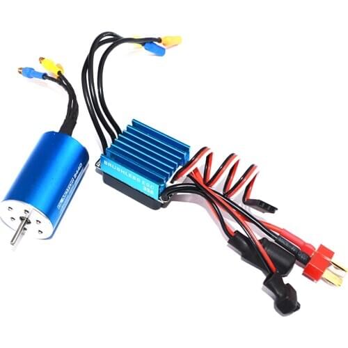 RC 2440 6800KV / 4600KV / 4000KV Sensorless Brushless Motor With 35A Brushless ESC for 1/14 1/16 RC Car