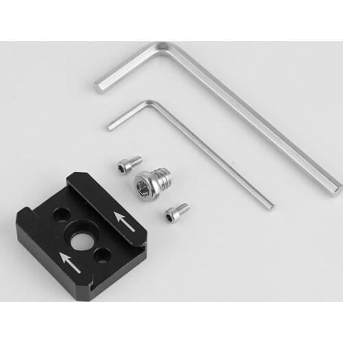 Aluminum Alloy Cold Boot Quick-release Hot-shoe Sole for SLR Camera Accessories Rabbit Cage Set Cold Boot Holder