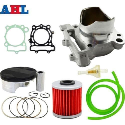 Motorcycle Engine Part For Kawasaki KXF250F 2009-16 77mm Air Cylinder Block & Piston &Piston Rings Oil Filter & Fuel Filter Kit