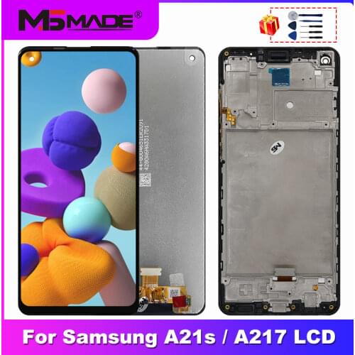 6.5" Original For Samsung Galaxy A21S Display A217F A217 LCD Touch Screen Digitizer Display For Galaxy A21S LCD A217F/DS A217H