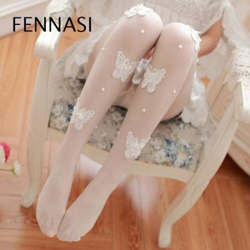 FENNASI Sexy Strumpfhose Female Stockings Pantyhose With Print Warm Nylon Black Winter Tights Fashion Thin Japanese Pantyhose