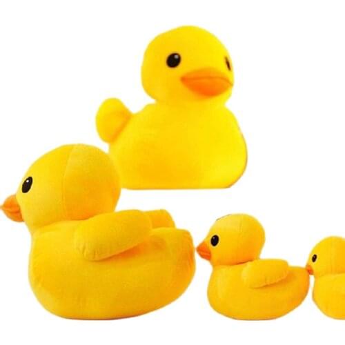 Hot Sale 1pcs 20cm New Arrival Stuffed Dolls Rubber Duck Hongkong Big Yellow Duck Plush Toys Gifts for Kids toys