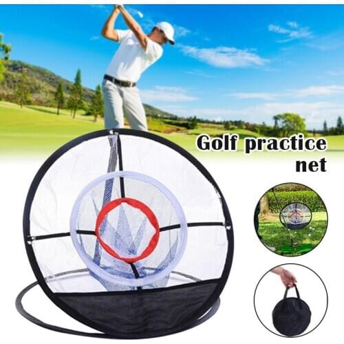 Hot Sale Pop-Up Golf Chipping Net Training Aid Target Pitching Cages Mats for Indoor Outdoor N66