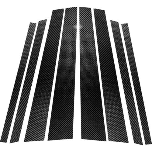 8pcs Car Window Pillar Posts Trim Cover Kit Fit for BMW X5 E70(2008-2013)