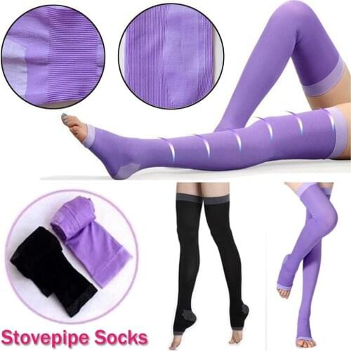 Varicose Veins Compression Stockings Burn Fat Thin Sleeping Overnight Slimming Socks Ladys Beauty Leg Slim Legging