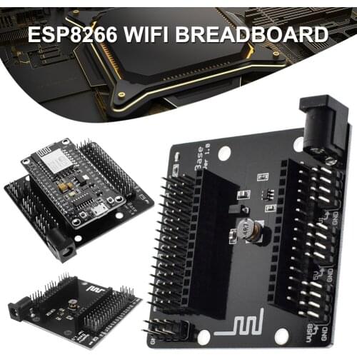 ESP8266 WIFI Breadboard Expansion Shield Development Board DIY Testing Base for NodeMcu Lua V3 XTW